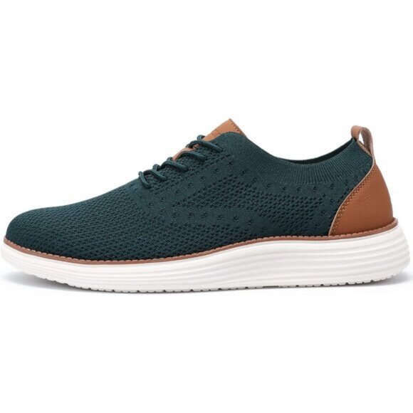 ⚡VILOCY Men's Green Casual Dress Oxfords Business Mesh Breathable Sneakers - Picture 8 of 8